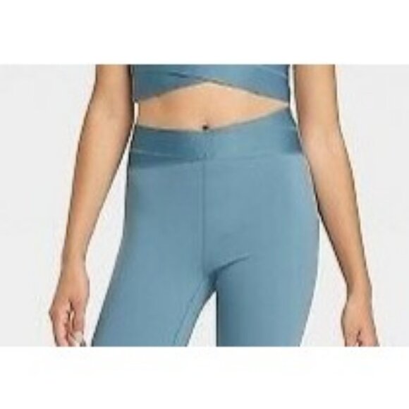 JoyLab Women's High-Rise Wrap Waistband Leggings Blue Size XS - Picture 4 of 8